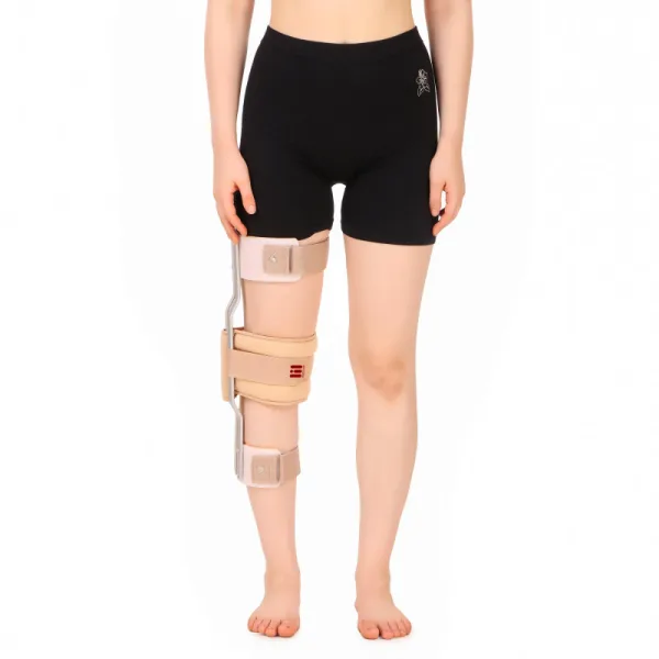 BeltWala Medilink Mermaid Splint Knee Immobilizer | Aluminium Side Bar Knee Brace with EVA Padding & Velcro Straps | Post-Surgery Knee Support | Fracture & Ligament Injury Recovery Splint
