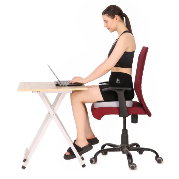 BeltWala Medilink Orthopedic Coccyx Seat Cushion | Memory Foam Tailbone Cushion | U-Shaped Coccyx Support Pillow | Pressure Relief Cushion for Office Chair, Car Seat & Wheelchair