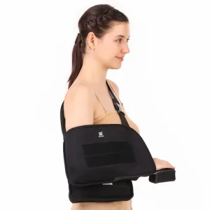 BeltWala Shoulder Abduction Sling & pillow - Immobilizer for Injury Support - Pain Relief Arm Pillow for Rotator Cuff, Sublexion, Surgery, Dislocated, Broken Arm - Brace Includes Pocket Strap