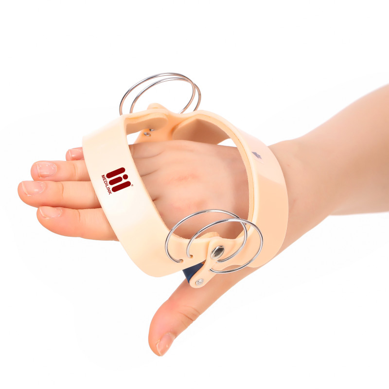 Medilink Knuckle Bender Splint | Dynamic Finger Rehabilitation Splint | Spring Loaded Orthopedic Hand Support | Adjustable Finger Therapy Orthosis